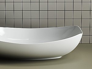 Раковина накладная Ceramica Nova Element CN5016 белая купить в интернет-магазине Sanbest