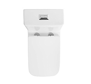 Унитаз моноблок Grossman Classic GR-4486SQ белый, безободковый, с крышкой микролифт, слив торнадо купить в интернет-магазине Sanbest