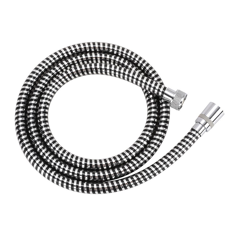 Душевой шланг Olive's F0302 1,5 хром/черный купить в интернет-магазине сантехники Sanbest