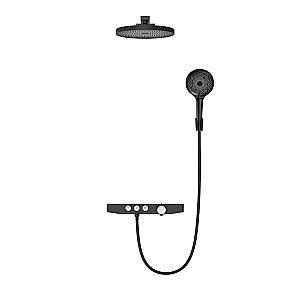 Душевая система BERGES MORANS 75004 черная матовая купить в интернет-магазине сантехники Sanbest