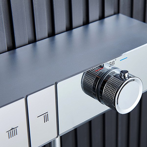 Душевая система Black&White Gravity GH9025NC хром глянцевый купить в интернет-магазине сантехники Sanbest