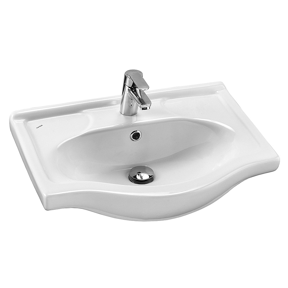 Раковина Corozo Селигер 61 1WH110268 белая купить в интернет-магазине Sanbest
