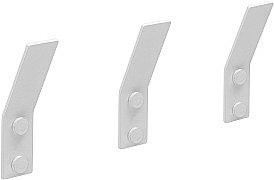 Крючок для полотенец Aquanet Магнум 336614 белый матовый купить в интернет-магазине сантехники Sanbest