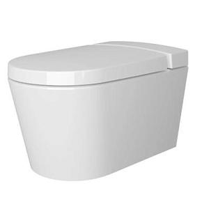 Унитаз подвесной VitrA Nest 5176B003-6233 белый, безободковый, функция биде, с крышкой микролифт купить в интернет-магазине Sanbest