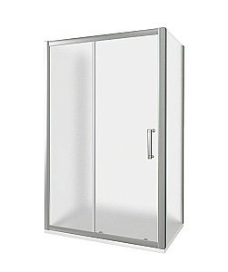 Душевой уголок Good Door Latte WTW+SP+SP 140х80 стекло матовое/профиль анодированный алюминий купить в интернет-магазине Sanbest