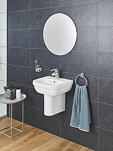 Раковина на полупьедестале Grohe Euro Ceramic 45 белая купить в интернет-магазине Sanbest