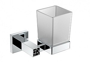 Стакан для зубных щеток CeramaLux Venezia 88602 хром купить в интернет-магазине сантехники Sanbest