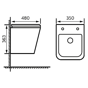 Инсталляция для унитаза Azario AZ-8010-1000 купить в интернет-магазине сантехники Sanbest