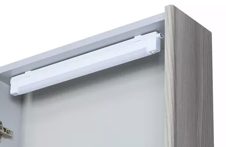 Зеркальный шкаф Акватон Сильва 50 дуб фьорд купить в интернет-магазине сантехники Sanbest