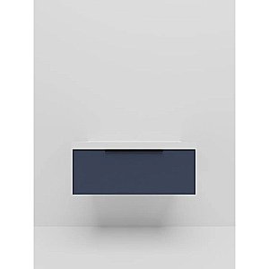 Тумба с раковиной La Fenice Simpla 100 FNC-01-SIM-BG-100 синяя матовая для ванной в интернет-магазине Sanbest