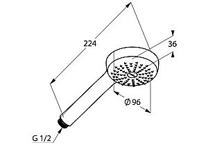 Душевая система Kludi Bozz 386300576 хром купить в интернет-магазине сантехники Sanbest