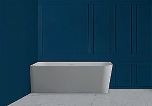 Ванна из искусственного камня ABBER Stein AS9621-1.7 L/R 170х75 белая матовая купить в интернет-магазине Sanbest