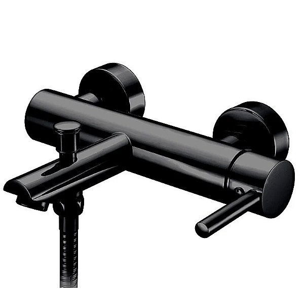 Смеситель для ванны Comforty 00-00013697 черный матовый купить в интернет-магазине сантехники Sanbest