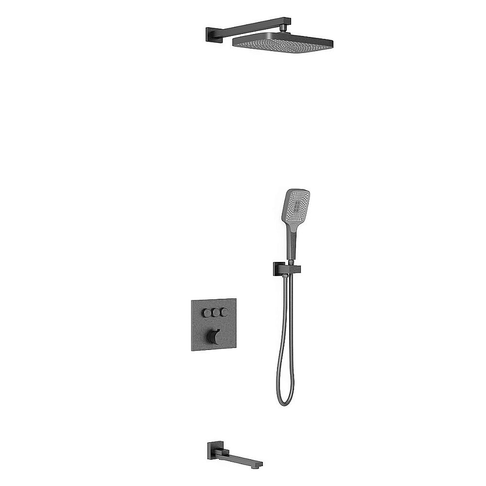 Душевая система Vincea VSFW-4311GM вороненая сталь купить в интернет-магазине сантехники Sanbest