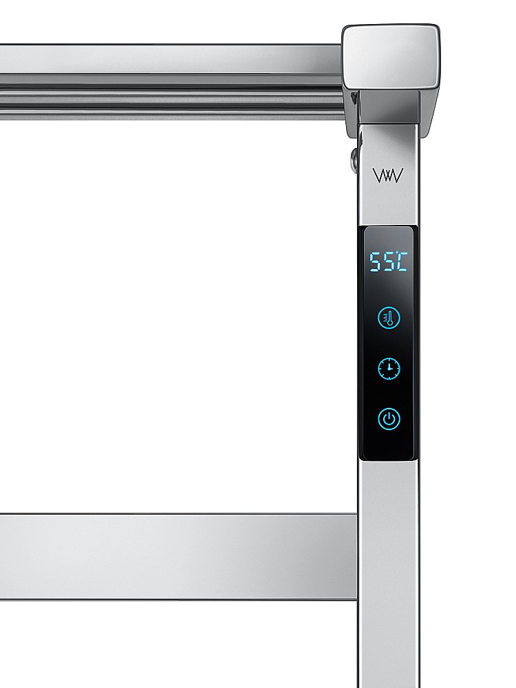 Полотенцесушитель электрический WONZON & WOGHAND FRANKFURT, Хром (WW-A1026-CR) купить в интернет-магазине сантехники Sanbest