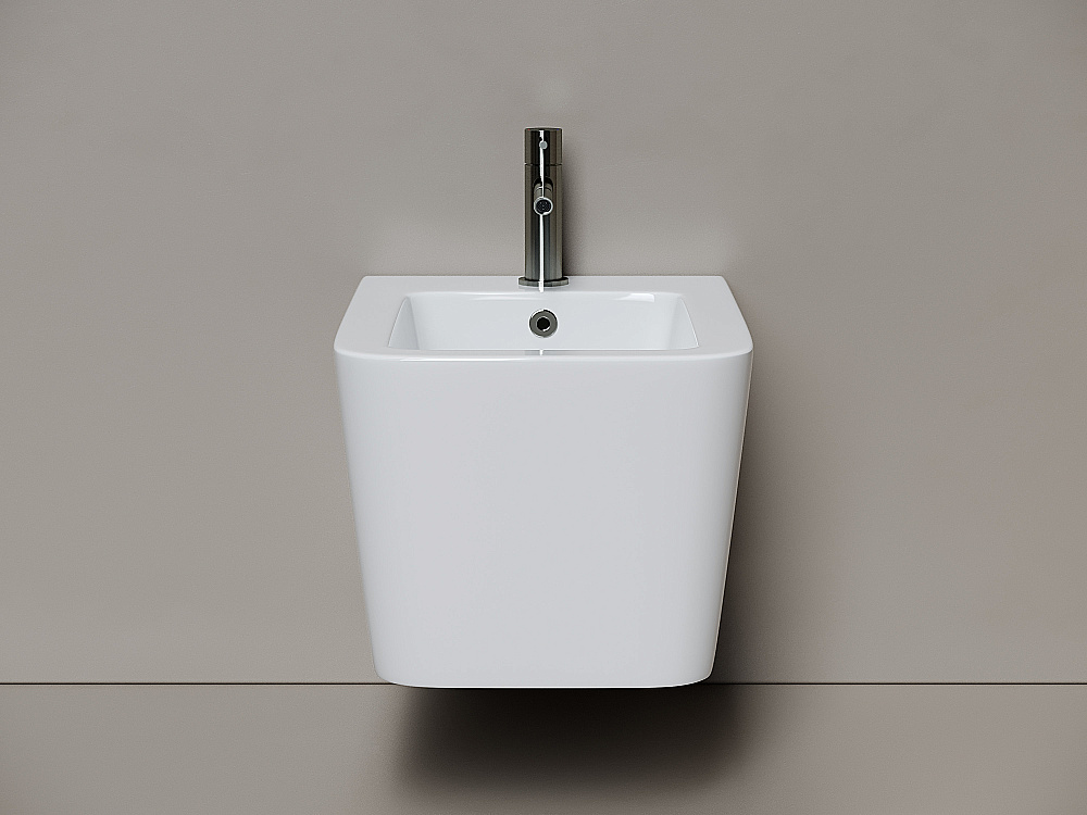 Биде подвесное Ceramica Nova Miro CN11004 белое купить в интернет-магазине Sanbest