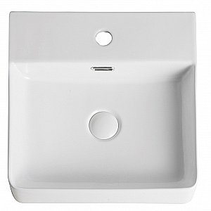 Раковина накладная Orange 41 B04-405w белая купить в интернет-магазине Sanbest