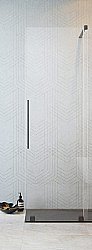 Душевая дверь Radaway Furo Brushed GunMetal Walk-in 688 10106688-92-01R стекло прозрачное/профиль брашированная оружейная сталь правая купить в интернет-магазине сантехники Sanbest