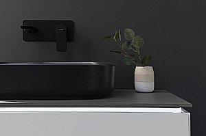 Раковина накладная Allen Brau Fantasy 55 4.11022.31 черная матовая купить в интернет-магазине Sanbest