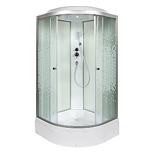 Душевая кабина DTO L 710 100х100 с электрикой купить в интернет-магазине Sanbest