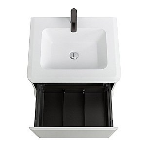 Тумба с раковиной Cezares IDRA 64 55798+50352 Bianco opaco для ванной в интернет-магазине Sanbest