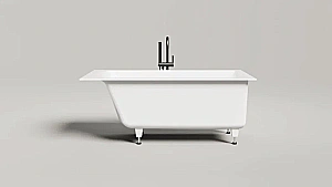 Ванна Salini CASCATA KIT S-sense 105012G 150x70 белая купить в интернет-магазине Sanbest