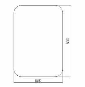 Зеркало MIXLINE Выбор 537559 55 в ванную от интернет-магазине сантехники Sanbest