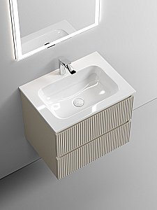 Тумба с раковиной Sancos SNOB T SNT60CE 60 Beige Soft для ванной в интернет-магазине Sanbest