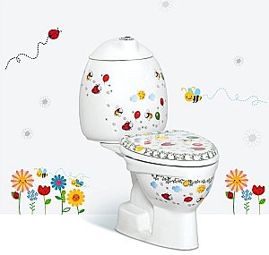 Унитаз детский CREAVIT COCUK CK300-11 белый с декором, с бачком купить в интернет-магазине Sanbest