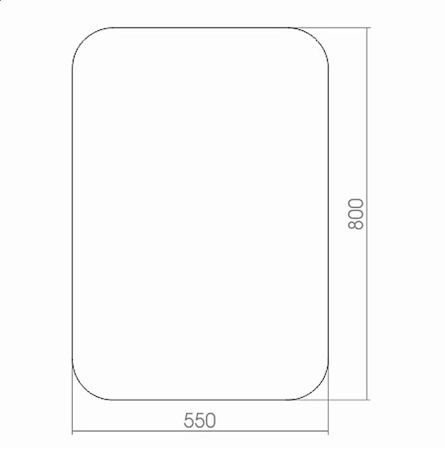 Зеркало MIXLINE Выбор 537559 55 в ванную от интернет-магазине сантехники Sanbest