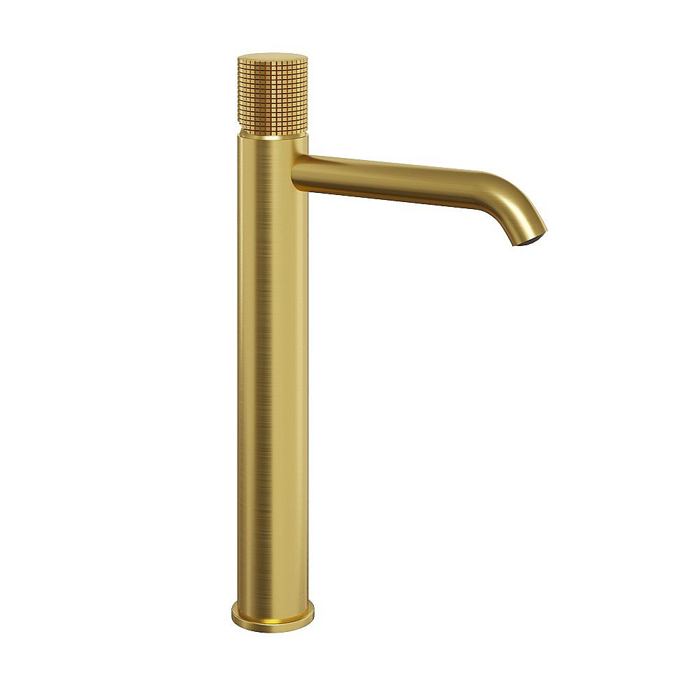 Смеситель для раковины PAINI Cox grip 7GPJ205OLL золото матовое купить в интернет-магазине сантехники Sanbest