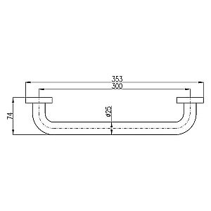 Поручень Rav Slezak Colorado COA0705SM бронза купить в интернет-магазине сантехники Sanbest