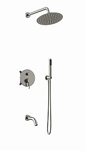 Душевая система Vincea Villa VSFW-1VL3BN брашированный никель купить в интернет-магазине сантехники Sanbest