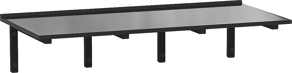 Столешница Good Door 100 г-образный кронштейн, черная глянцевая для ванной в интернет-магазине сантехники Sanbest