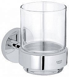 Стакан с держателем Grohe Essentials 40447001 купить в интернет-магазине сантехники Sanbest