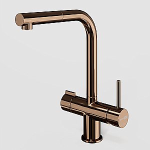 Смеситель для кухни WasserKraft A8997 розовое золото купить в интернет-магазине сантехники Sanbest