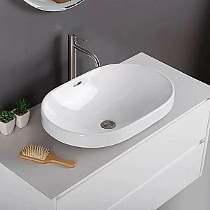 Раковина встраиваемая BelBagno 60,5 BB1004 белая купить в интернет-магазине Sanbest