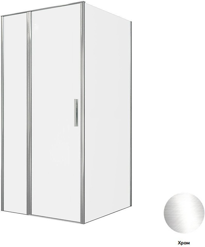 Душевой уголок Allen Brau Priority 100x100 3.31028.00 + 3.31046.00 прозрачный/хром купить в интернет-магазине Sanbest