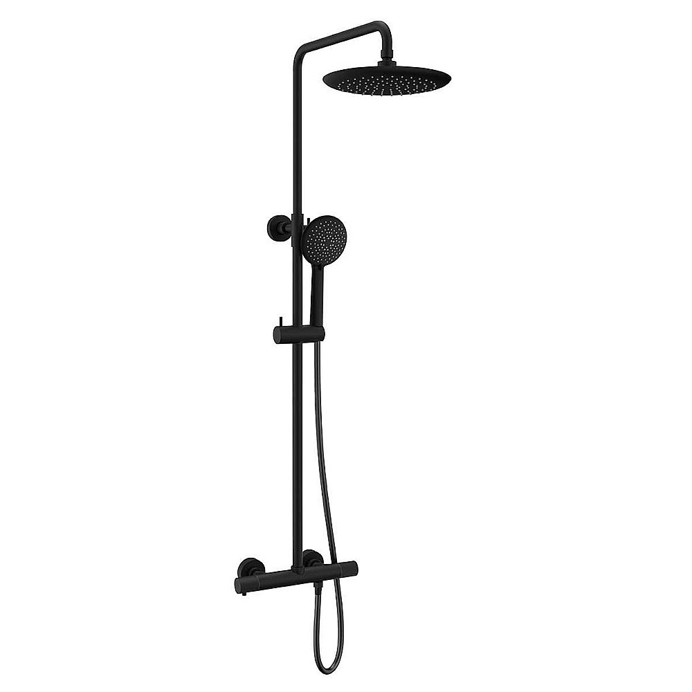 Душевая система Vincea Desire VSFS-1D0TMB черная матовая купить в интернет-магазине сантехники Sanbest