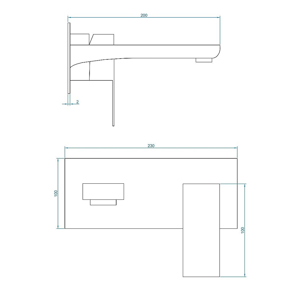 Смеситель для раковины RGW Shower Panels SP-46 51140546-01 хром купить в интернет-магазине сантехники Sanbest