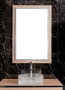 Зеркало Armadi Art Lucido Dolce 567-Rose 105 пыльная роза в ванную от интернет-магазине сантехники Sanbest