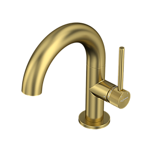 Смеситель для раковины Elghansa RADIANT XQ 1637181-MattGold матовое золото купить в интернет-магазине сантехники Sanbest