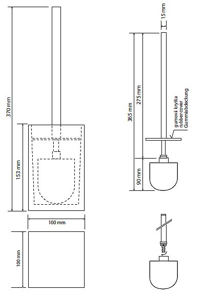 Ёршик напольный Bemeta Vista 120113316-101 бежевый купить в интернет-магазине сантехники Sanbest