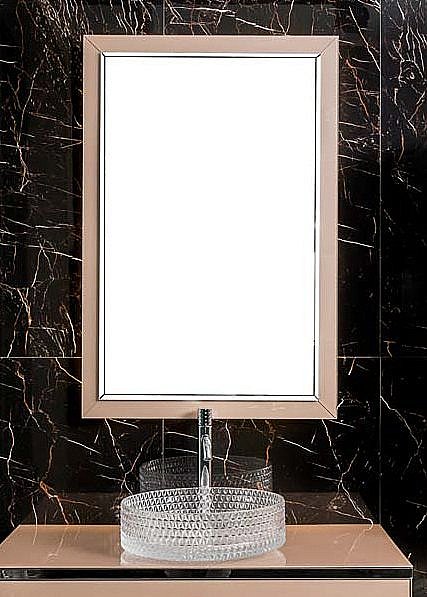 Зеркало Armadi Art Lucido Dolce 567-Rose 105 пыльная роза в ванную от интернет-магазине сантехники Sanbest