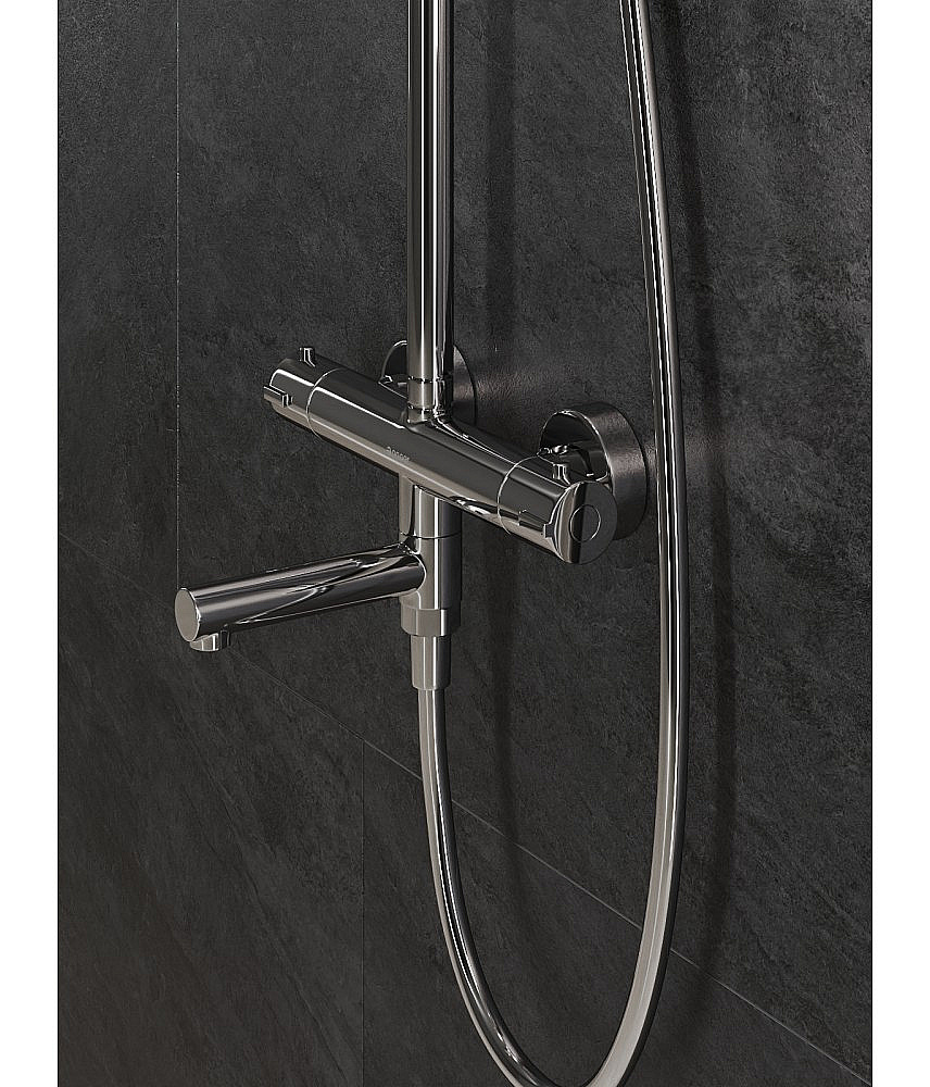 Душевая система Agger Easy A3161100 с термостатом, хром купить в интернет-магазине сантехники Sanbest