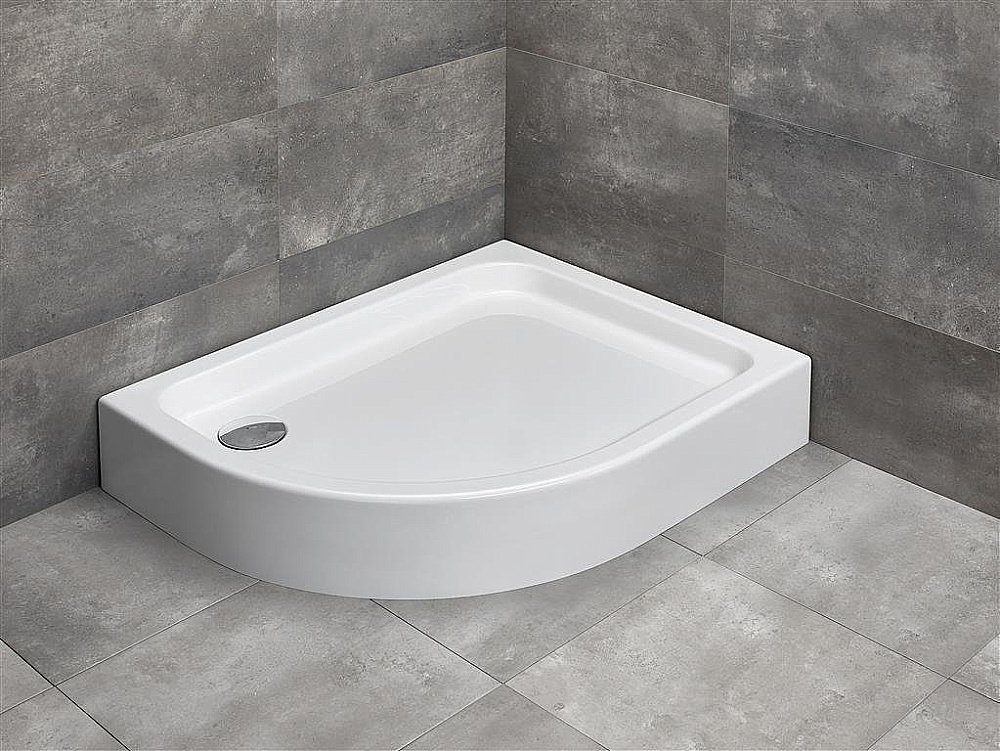 Душевой поддон Radaway Laros E Compact 100x80 белый купить в интернет-магазине Sanbest