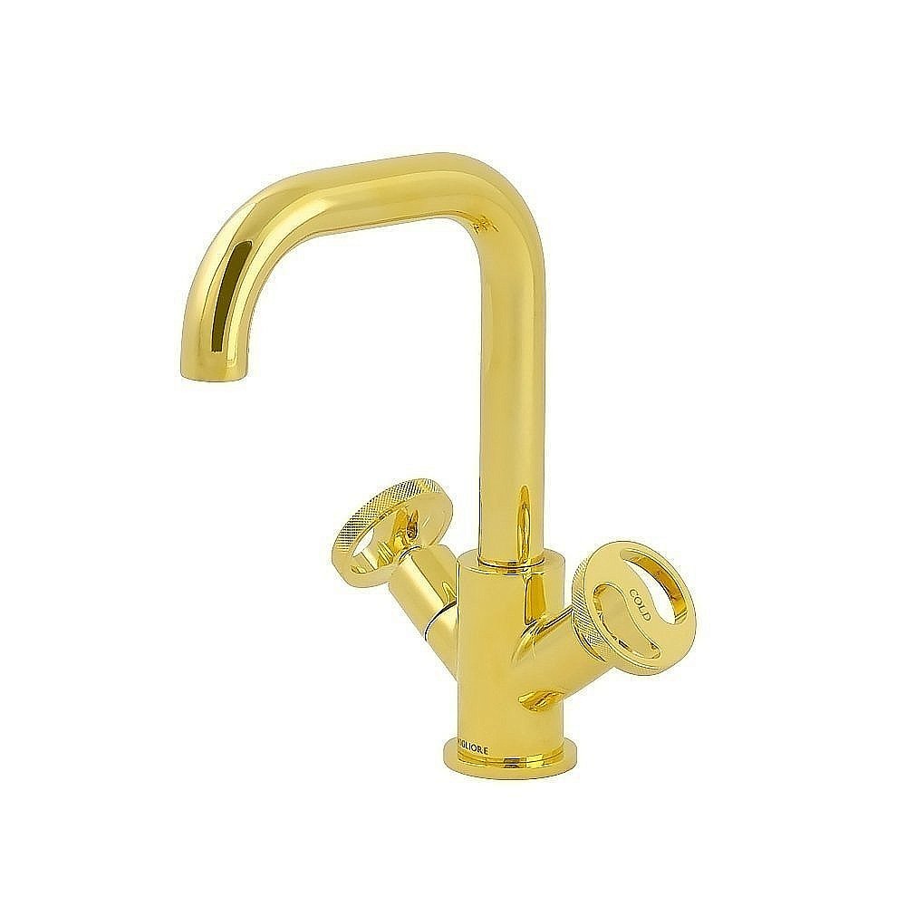 Смеситель для раковины Migliore Reversa 28208 золото купить в интернет-магазине сантехники Sanbest