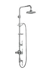 Душевая система Burlington Stour BF3S верхний душ 180 купить в интернет-магазине сантехники Sanbest