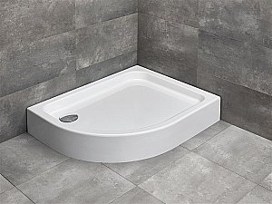 Душевой поддон Radaway Laros E Compact 100x80 белый купить в интернет-магазине Sanbest