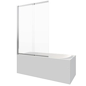 Шторка для ванны Berges RIVER S Slider 980 065014 стекло прозрачное купить в интернет-магазине Sanbest